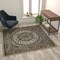 Flash Furniture Ivory 5x5 Square Traditional Persian Style Rug NR-RGB401-55-IV-GG - alternate 4